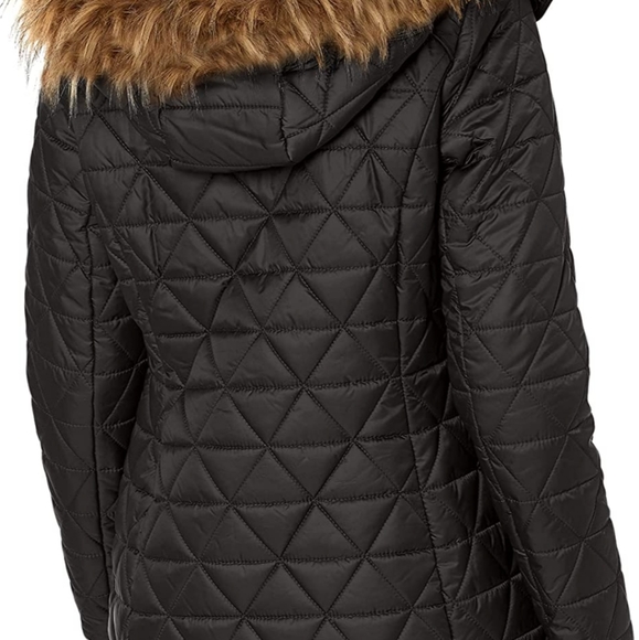 Marc New York Fur Hooded Puffer Winter Jacket - Picture 2 of 7
